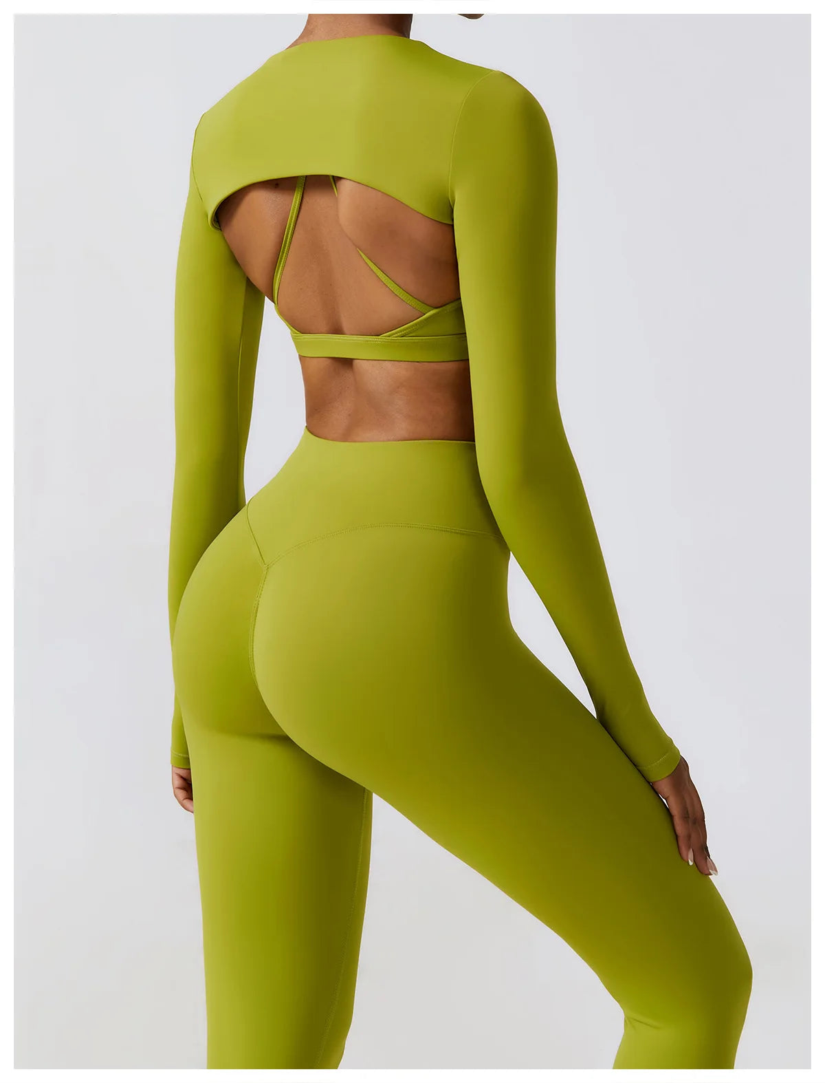 Ensemble 3Pcs Crop Tops Ideal pour Yoga