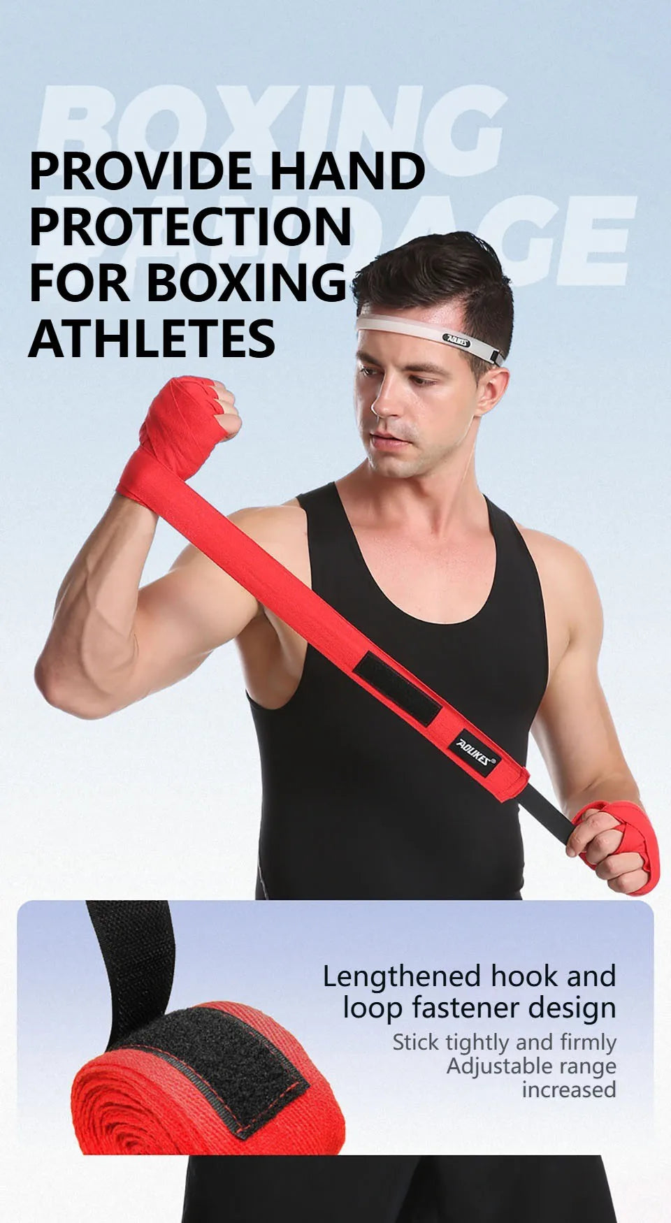 Bandage Boxing for Combat Protect 1.5M 3M 5M | Muay Thai - Wrist Wraps - Boxing - Kickboxing - Hand Wrap | Accessoires C