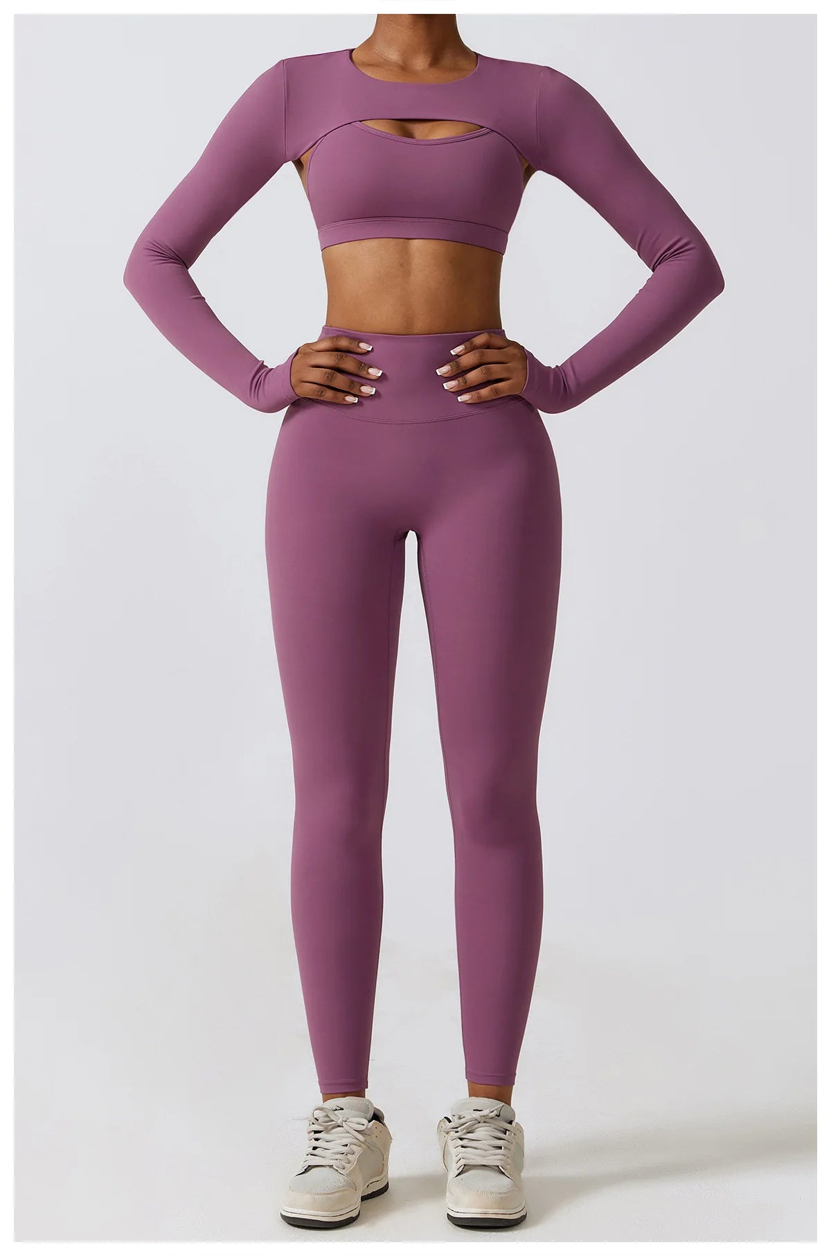 Ensemble 3Pcs Crop Tops Ideal pour Yoga