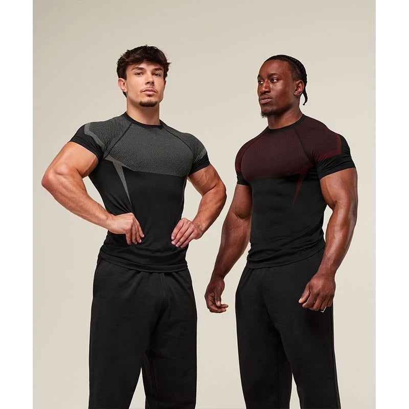 T-shirt sport séchage rapide pour hommes for Training Workout idéal pour l’été | Homme Fitness