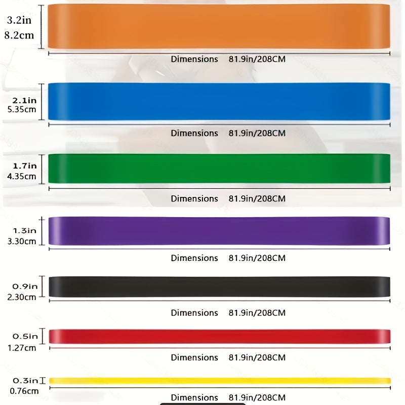 Bande de résistance robuste|||||||||| de 5 à 230 lb d’une longueur de 82 pouces - 5 options de couleurs (vert, bleu, noir, rouge, doré) | 5-230 lb Niveaux de poids | Musculation et musculation pour hommes et femmes | Opération multicolore