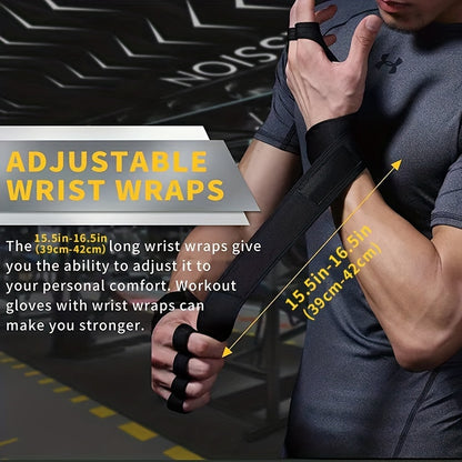 Poignée antidérapante pour la musculation, la dynamophilie, la musculation - Gants d’entraînement durables pour hommes | Accessoires Fitness