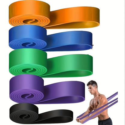 Bande de résistance robuste|||||||||| de 5 à 230 lb d’une longueur de 82 pouces - 5 options de couleurs (vert, bleu, noir, rouge, doré) | 5-230 lb Niveaux de poids | Musculation et musculation pour hommes et femmes | Opération multicolore