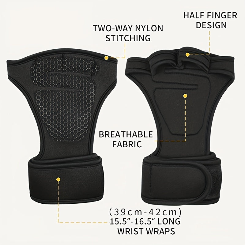 Poignée antidérapante pour la musculation, la dynamophilie, la musculation - Gants d’entraînement durables pour hommes | Accessoires Fitness