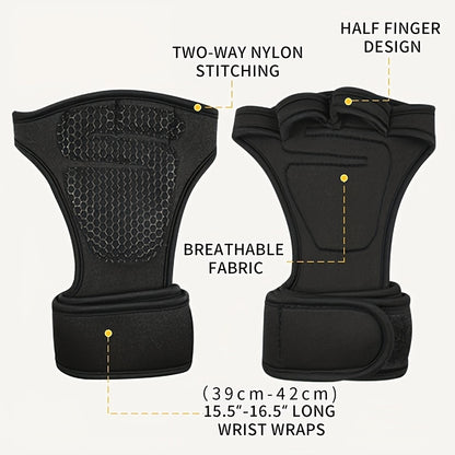 Poignée antidérapante pour la musculation, la dynamophilie, la musculation - Gants d’entraînement durables pour hommes | Accessoires Fitness