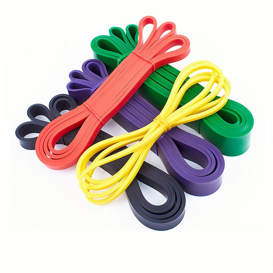 Bande de résistance robuste|||||||||| de 5 à 230 lb d’une longueur de 82 pouces - 5 options de couleurs (vert, bleu, noir, rouge, doré) | 5-230 lb Niveaux de poids | Musculation et musculation pour hommes et femmes | Opération multicolore