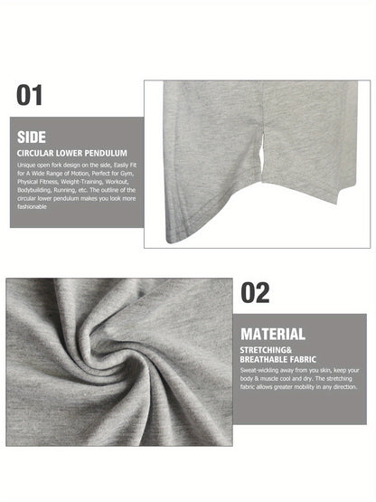 3 Packs Men'S Workout Tank Top Gym Muscle Tee Fitness Bodybuilding ...