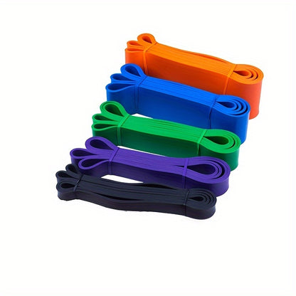 Bande de résistance robuste|||||||||| de 5 à 230 lb d’une longueur de 82 pouces - 5 options de couleurs (vert, bleu, noir, rouge, doré) | 5-230 lb Niveaux de poids | Musculation et musculation pour hommes et femmes | Opération multicolore
