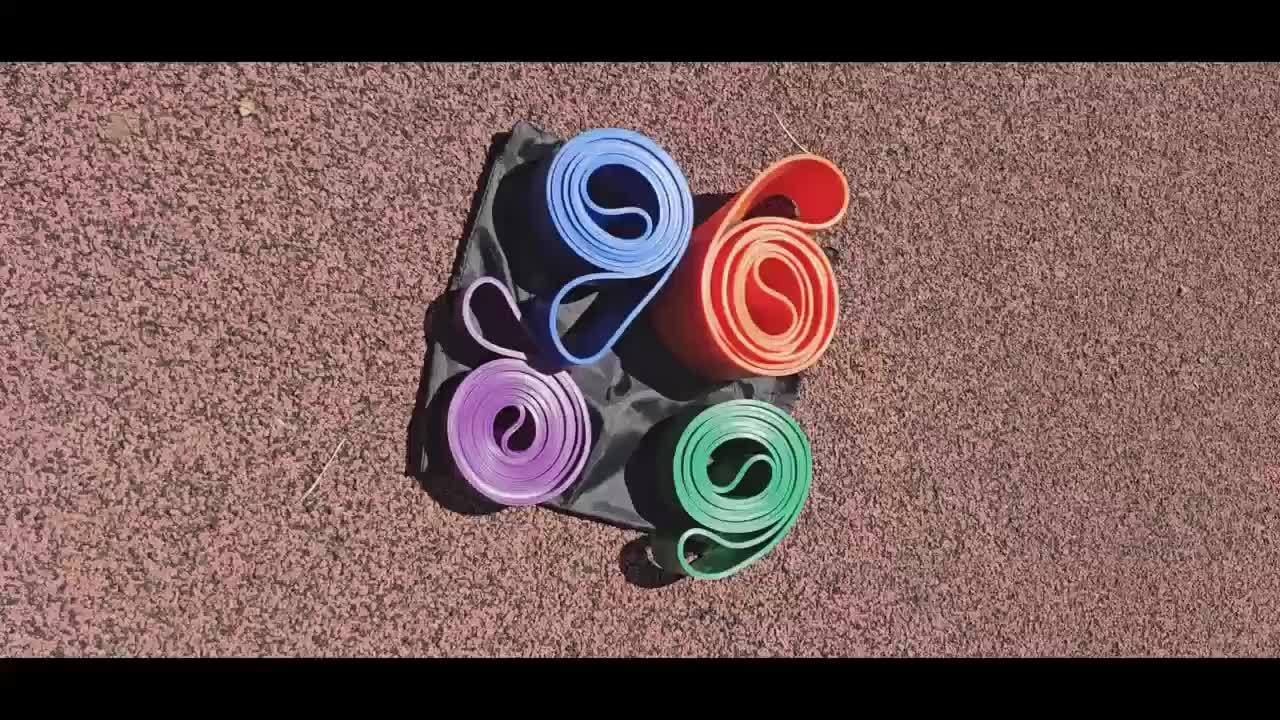Bande de résistance robuste|||||||||| de 5 à 230 lb d’une longueur de 82 pouces - 5 options de couleurs (vert, bleu, noir, rouge, doré) | 5-230 lb Niveaux de poids | Musculation et musculation pour hommes et femmes | Opération multicolore