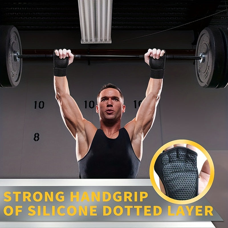 Poignée antidérapante pour la musculation, la dynamophilie, la musculation - Gants d’entraînement durables pour hommes | Accessoires Fitness