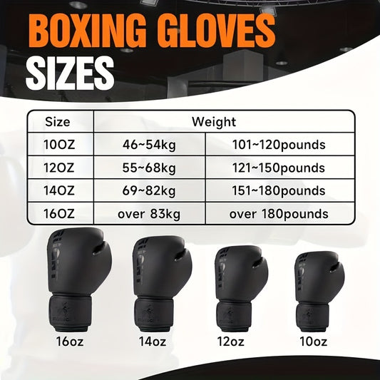 Gants de boxe professionnels - qualité supérieure |UNISEXE adultes | Accessoires C