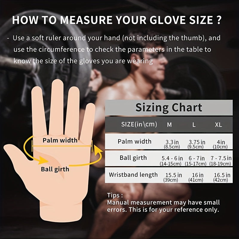 Poignée antidérapante pour la musculation, la dynamophilie, la musculation - Gants d’entraînement durables pour hommes | Accessoires Fitness