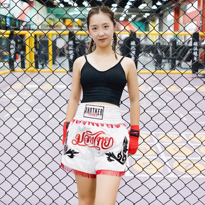 Shorts Custom Retro Plain Stretchy Fight Mma Kick Human Muay Thai Shorts