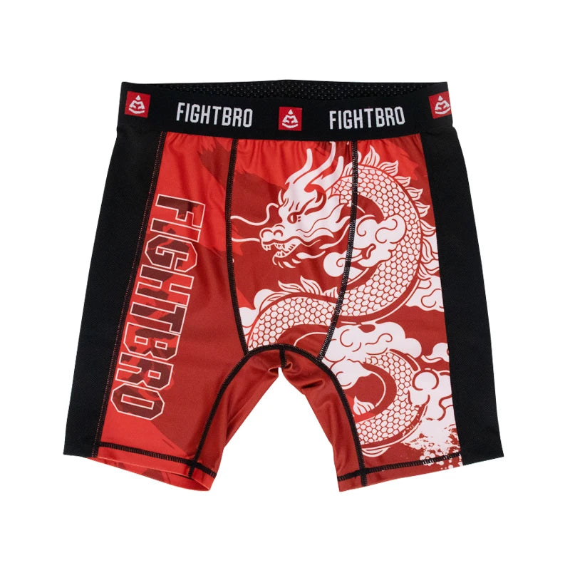 Tissu polyester de conception personnalisée chinoise UFC compression MMA Fight Extended Shorts pour hommes avec sublimation imprimée  | Vetement C