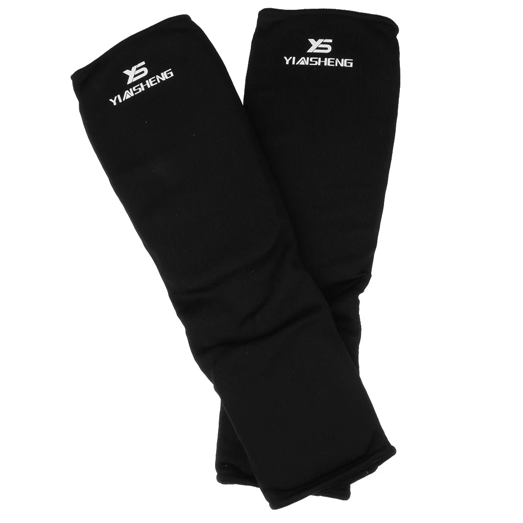 Protège-tibia pour Karaté / Sanda / Taekwondo / Muay Thai / Boxe |  Protection Équipement d’attelle de pied | Accessoires C
