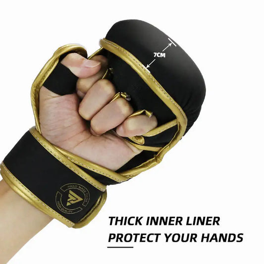 Gants d'entrainement de combat Pur Cuir | MMA - Grappling | Accessoires C