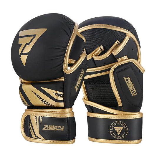 Gants d'entrainement de combat Pur Cuir | MMA - Grappling | Accessoires C