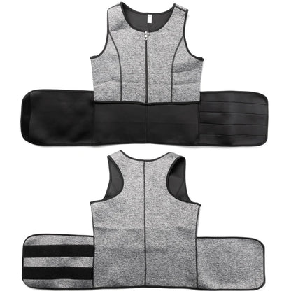 Hommes taille formateur Sauna gilet Fitness Corset Abdomen minceur corps Shaper ventre réduisant Shapewear brûler graisse chemise tondeuse ceinture