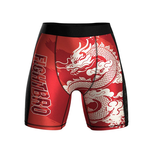 Tissu polyester de conception personnalisée chinoise UFC compression MMA Fight Extended Shorts pour hommes avec sublimation imprimée  | Vetement C