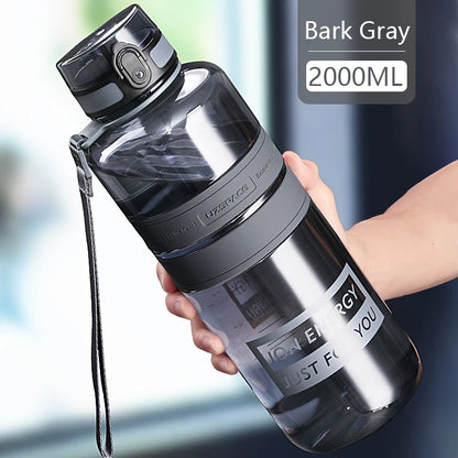 Bouteille d’eau de sport 1,5 / 2 L | Shaker Bouteille de fitness | Accessoire hydratation