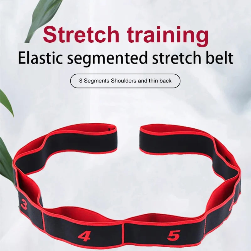Bande De Résistance | Yoga Étirement Pilates Fitness | 8 Section | Accessoires