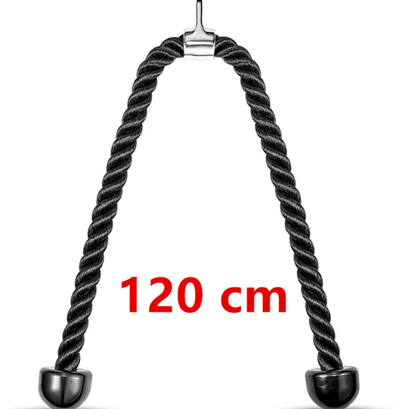 Triceps corde tirage pour appareil à charge guidée