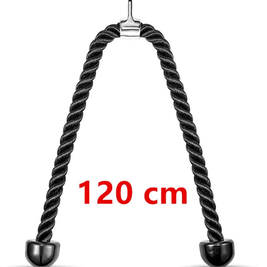 Triceps corde tirage pour appareil à charge guidée
