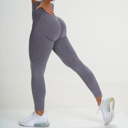 Leggings Femmes sans couture Sport Slim Tights Fitness taille haute | Idéal pour sport Entraînement  | Fitness Femme