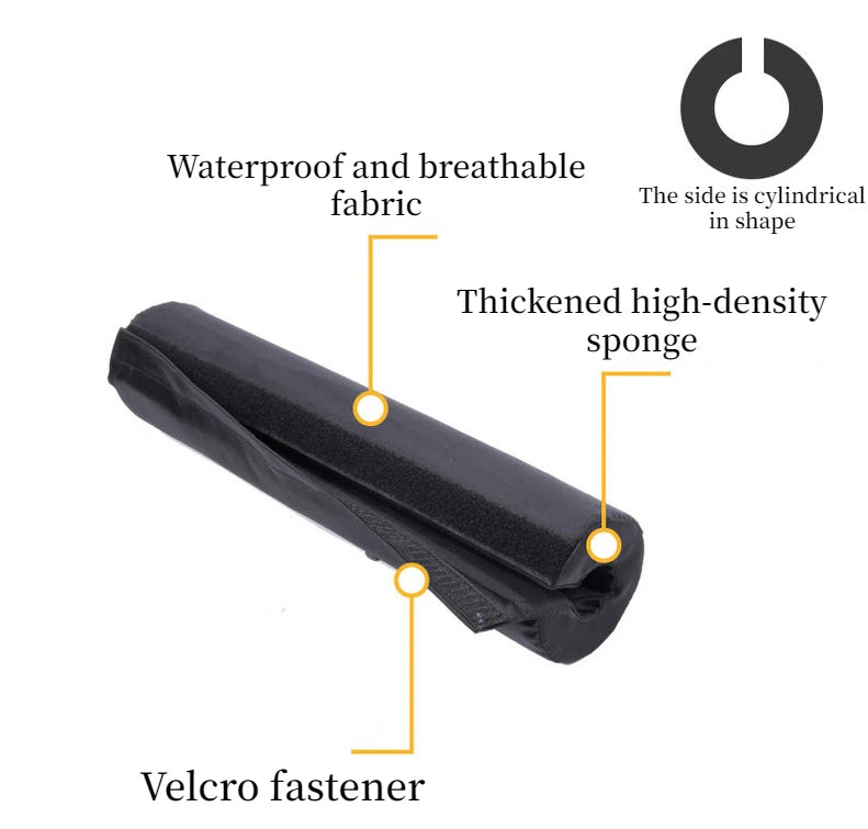 Coussinets d'haltères de levage de poids pour le sport, support de barre de squat, couverture de pince de sport côtelée, protection solide, fournitures de coussinets initiés