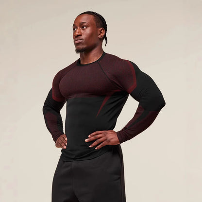 T-shirt d'entrainement Élastique for Gym Running Sportswear Slim Fit  Casual T-shirt | Homme Fitness