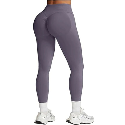 Leggins Femme Sans Couture Taille Haute en trois sections