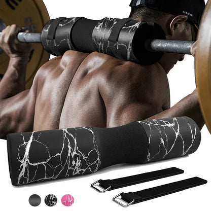 Épaulettes d'haltères épaisses et antidérapantes, Support de gymnastique, Fitness, haltérophilie, Squat, haltère, Protection du cou, entraînement de force