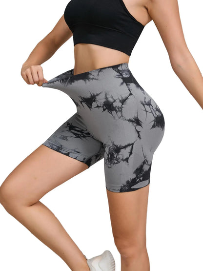 Short Fitness sans couture pour femmes, taille haute et levage des hanches, course à pied, Sexy, Fitness, Yoga