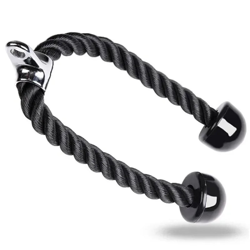 Triceps abaissement corde visage tirer poignées pousser tirer vers le bas cordon pour Biceps dos épaule Triceps Fitness Tension corde accessoire de gymnastique