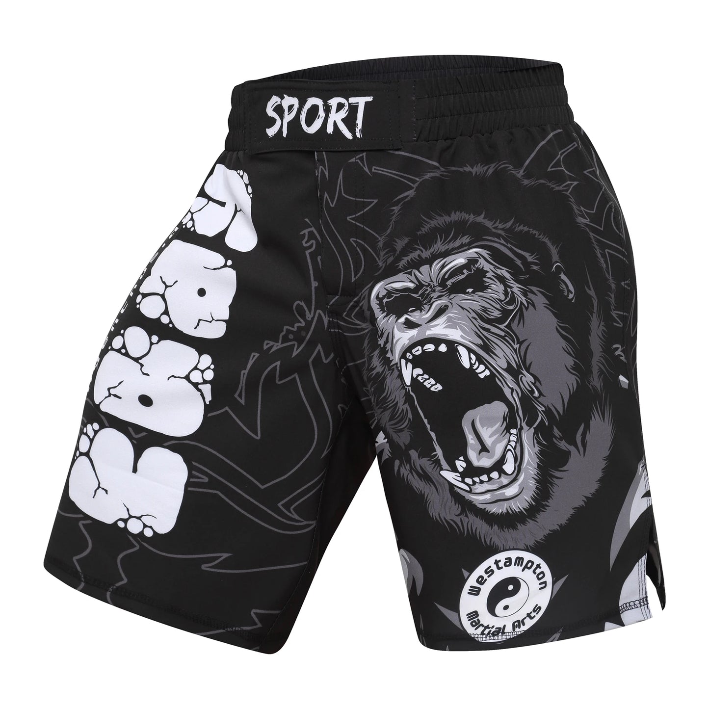 Short Entraînement Boxe | Sublimation imprimée Homme MMA Combat BJJ Grappling Muay Thai Kickboxing | Accessoires C