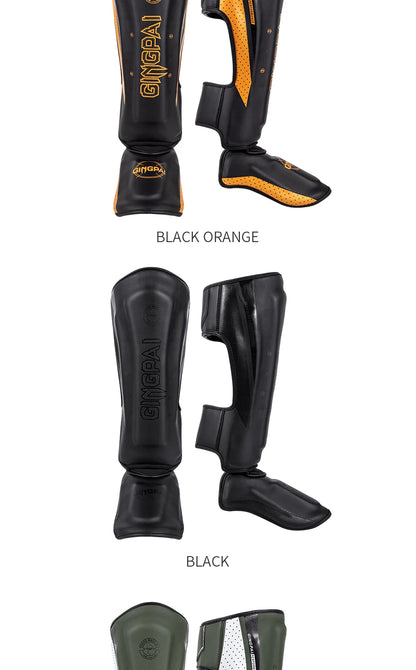 Protecteur de jambe de combat professionnel Sanda Entraînement de boxe adulte Protecteur de pied de tibia adulte Panneau arrière Muay Thai | Accessoires C