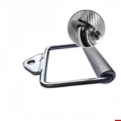 Poignée en acier pour machine à trefiler, machine à trefiler robuste avec poignée accessoire en caoutchouc, accessoires d'équipement de fitness
