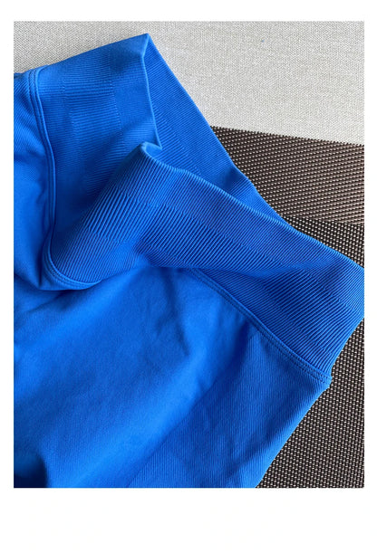 Leggings  Gym Femmes Sans Couture Sports Yoga Pantalon Bas Côtelé  | Fitness Femme