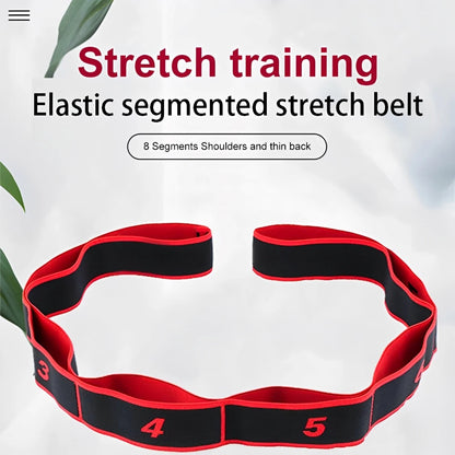 Bande De Résistance | Yoga Étirement Pilates Fitness | 8 Section | Accessoires