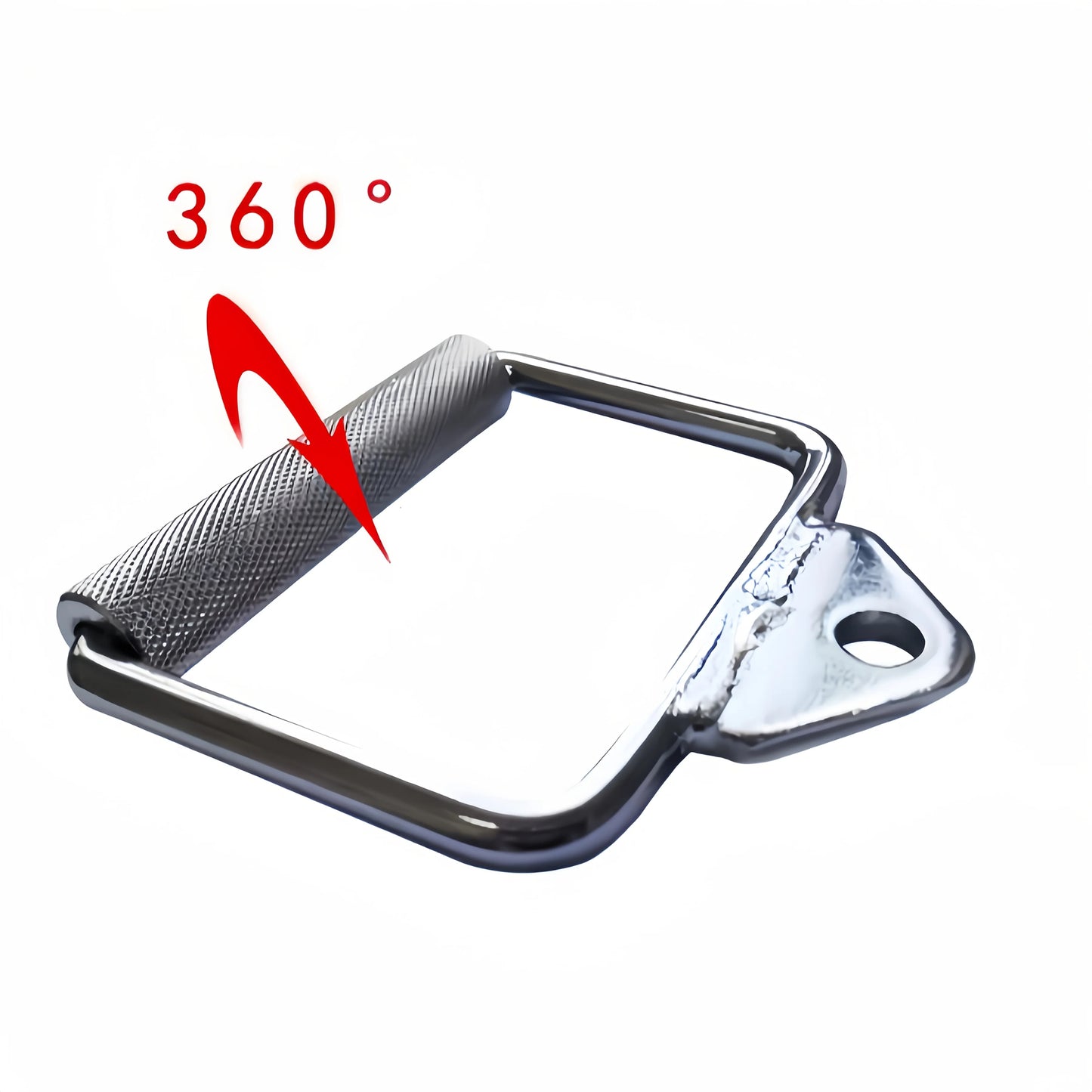 Poignée en acier pour machine à trefiler, machine à trefiler robuste avec poignée accessoire en caoutchouc, accessoires d'équipement de fitness