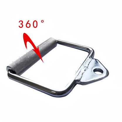 Poignée en acier pour machine à trefiler, machine à trefiler robuste avec poignée accessoire en caoutchouc, accessoires d'équipement de fitness
