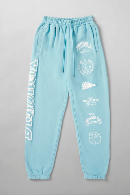 Pantalons de survêtement sport fitness pantalon décontracté coton imprimé stretch polyvalent