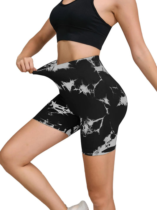 Short Fitness sans couture pour femmes, taille haute et levage des hanches, course à pied, Sexy, Fitness, Yoga