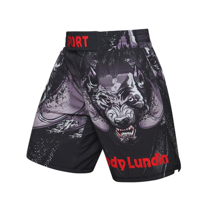Short Entraînement Boxe | Sublimation imprimée Homme MMA Combat BJJ Grappling Muay Thai Kickboxing | Accessoires C