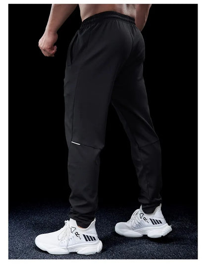 Pantalon de course pour hommes, élastique, ample, à séchage rapide, pour entraînement, Jogging, exercice, Slim, automne et hiver