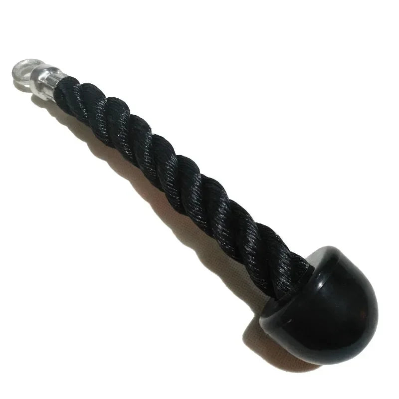 Triceps abaissement corde visage tirer poignées pousser tirer vers le bas cordon pour Biceps dos épaule Triceps Fitness Tension corde accessoire de gymnastique