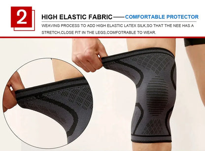 Genouillère Nylon pour Fitness | Course Cyclisme Basket-Ball