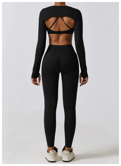 Ensemble 3Pcs Crop Tops Ideal pour Yoga