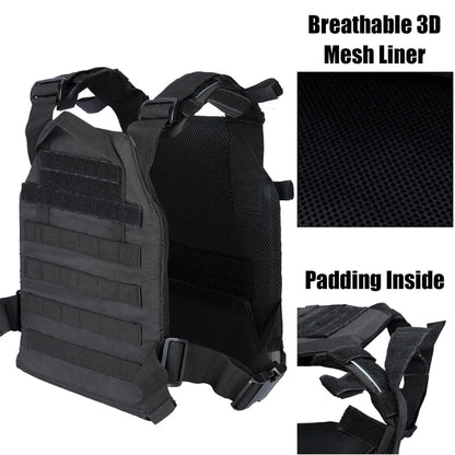 Gilet lesté réglables pour entraînement de force et d'endurance Fitness course tactique