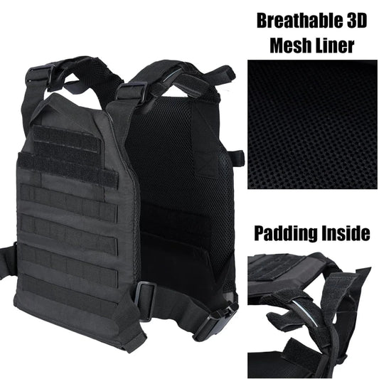 Gilet lesté réglables pour entraînement de force et d'endurance Fitness course tactique